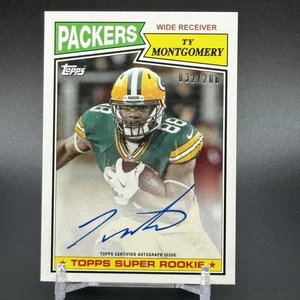 2015 Topps Ty Montgomery #'d /200 1987 Super Rookie Auto #87A-TM Auto RC - Bild 1 von 3