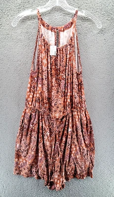 Vestido Maurices Mameluco Mujer Mediano Rosa Paisley Semi Transparente Solero 24/7 Nuevo con Etiquetas Foto 1 de 4