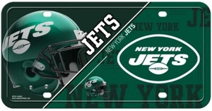 New York Jets Metal Auto Tag License Plate, Split Design, 12x6 Inch - Picture 1 of 1