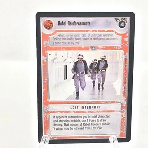 Star Wars CCG Premiere Limited BB Black Border Light Side Rebel Reinforcements - Picture 1 of 1