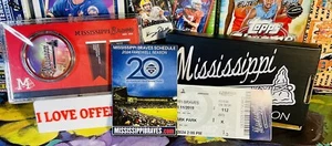 #/1000 MISSISSIPPI BRAVES COMMEMORATIVE COIN FAREWELL W GAME TICKET SCHEDULE - Picture 1 of 10