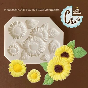 Sunflowers silicone mold. - Picture 1 of 4