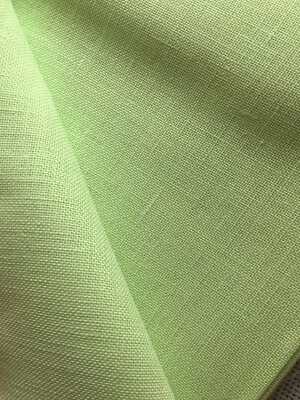 Honeydew Green 32 Count Zweigart Belfast linen even weave fabric size options - Image 1 of 2