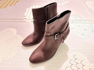 Ralph Lauren Saida Leather Womens Stiletto Ankle Boots Shoes Size 6 BNWT RRP£225 - Picture 1 of 12