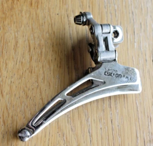 Vintage Suntour Cyclone M-II Front Derailleur Missing Clamp Bottom Pull Double - Picture 1 of 5