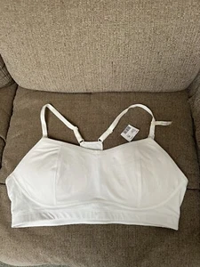 Motherhood Nursing Bra Womens XL White Adjustable Comfort T Style Strap - Picture 1 of 2