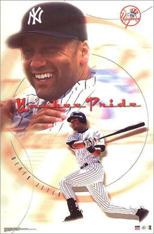 Derek Jeter YANKEE PRIDE (2003) New York Yankees Vintage Original 22x34 POSTER Cover