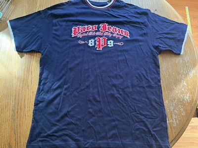 New Vintage Paco Jeans Shirt Adult XXL Blue Pullover Logo Urban Street NOS NWT - Image 1 of 4