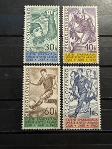4 sellos nuevos Checoslovaquia 1962 serie completa Espartáquiadas - Imagen 1 de 1