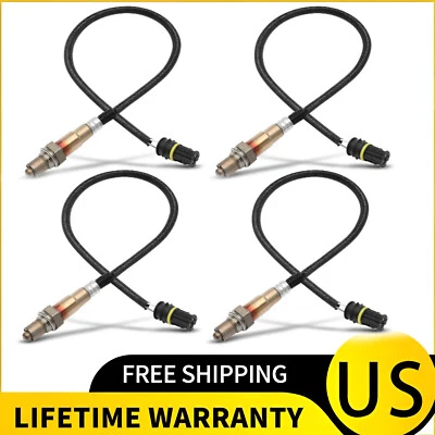 Juego de 4 sensores de oxígeno O2 para MERCEDES-BENZ SLK320 3,2 L V6 2001 2002 2003 2004 Foto 1 de 4