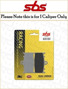 Suzuki GSX-R 600 U1 2001-2002 [Front Dual Carbon Brake Pads] [SBS DC Series] - Picture 1 of 1