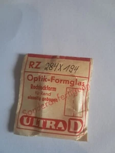 Uhrenglas - Armbanduhr - Flume - ULTRA D - RZ - Rechteckform - ver. Größen - Bild 1 von 1