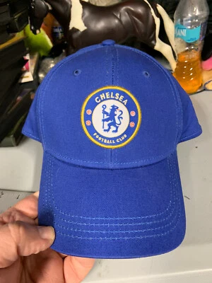 Chelsea Football strapback Adjustable Cap Hat soccer - blue - white - Image 1 of 4