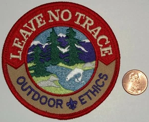 BSA OA BOY SCOUTS OF AMERICA INSIGNIA POSITION PATCH OUTDOOR ETHICS PATCH - Picture 1 of 4