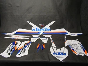 KTM SX/SXF 125-450 2016-2018 Team ICON weiß/blau Grafikkit KT8011 - Bild 1 von 3