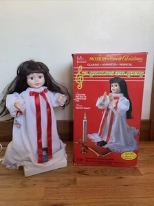 TELCO MOTIONETTES OF CHRISTMAS ANIMIERT beleuchtet A Childs Prayer Girl Bewegung - Bild 1 von 6