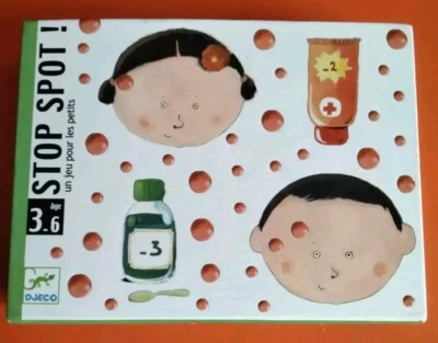 Djeco Kids Family Game Stop Spot! Age 3-6 Years 4 Players Boxed Fun Card Chicken - Image 1 of 4