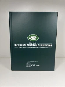 2022 Legends Golf Joe Namath Program Journal - Picture 1 of 4