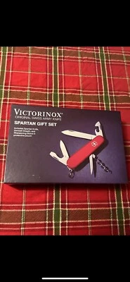 Juego de regalo Victorinox Spartan, funda Zermatt y piedra de afilar de cuero Arkansas. Foto 1 de 4