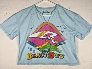 Camiseta corta azul talla S - The Beach Boys 84 con logotipo de celebración - Imagen 1 de 5