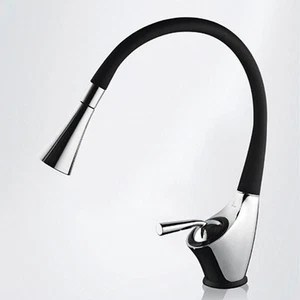 Royal TOTO Deck mounted SWAN Kitchen Flexible Faucet  sink faucet 2-function BL - Picture 1 of 1