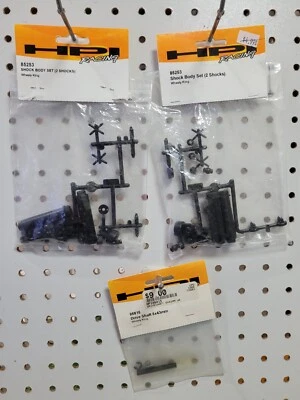 HPI ~ Wheely King ~ 3 Item Parts Lot ~ (2) 85253 Shock Body & (1) 85815 Shaft - Image 1 of 3