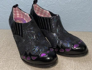 Irregular Choice Carousel Ankle Boots US 7 Glitter Butterflies Whimsy Fairycore - Picture 1 of 16