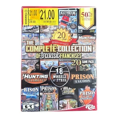 ValueSoft A Complete Collection Of 3 Classic Franchises 20 Game Pack NEW SEALED - Image 1 of 4