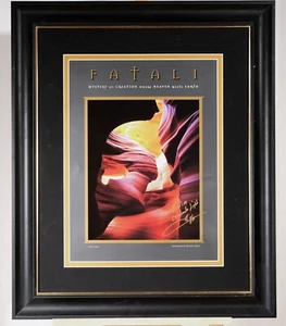 Michael Fatali Signed "Angel Arch" Slot Canyon Framed, Matted Photographic Print - Picture 1 of 7