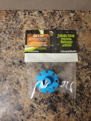 Volante ligero azul Integy para motor HPI RS4 sin arranque .12, 15 Nitro Foto 1 de 2
