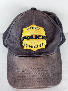 Vintage Ford Motor Company Police Vehicles Adjustable Baseball Cap Hat - Picture 1 of 12