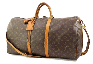 Auténtico bolso de lona con monograma 45 bandolera Keepall de Louis Vuitton #61246 - Imagen 1 de 24