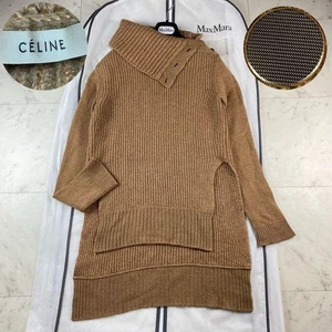 Celine Phoebe Philo Knit Tunic Cashmere Gold Buttons Ladies XS Size - Picture 1 of 13