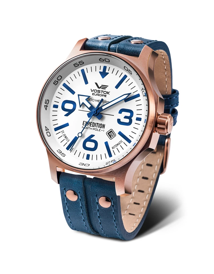 Vostok-Europe EXPEDITION NORTH POLE Rose Gold Watch YN55-595B641