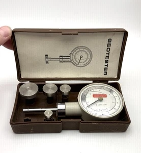 GEOTESTER Pocket Penetrometer Stainless Steel Missing 1 Pc See Photos Untested - Picture 1 of 5