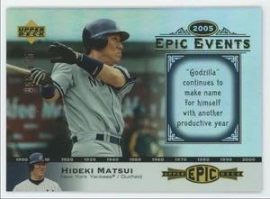 2006 Upper Deck Epic Events Hideki Matsui /675 #EE11 A6 Corner Ding - Picture 1 of 2