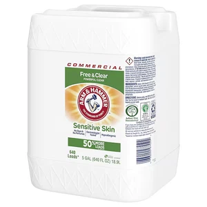Arm Hammer Sensitive hypoallergenes Flüssigwaschmittel - kostenlos & klar 5 Gal - Bild 1 von 2