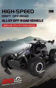 🔥🔥Geheimtipp🔥🔥RC Buggy 2.4GHz 1:16 Offroad Monster RC Truck BLAU Metall - Imagen 1 de 6