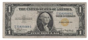U.S. - Series 1935A $1.00 Silver Certificate (Yellow Seal - North Africa) - Picture 1 of 2