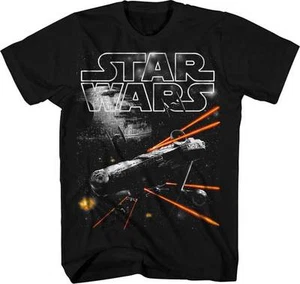 Boys Graphic Tee Star Wars On The Run Youth T-Shirt - Picture 1 of 1