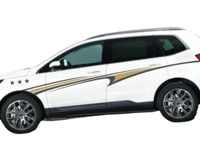 2 PIEZAS Gráficos Cintura Línea Coche Pegatina Para Ford Edge Puerta Lateral Calcomanía Vinilo Raya Foto 1 de 4