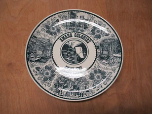 Collector's Plate Enco AMANA COLONIES AMANA IA Blue Plate 10" USA - Picture 1 of 3