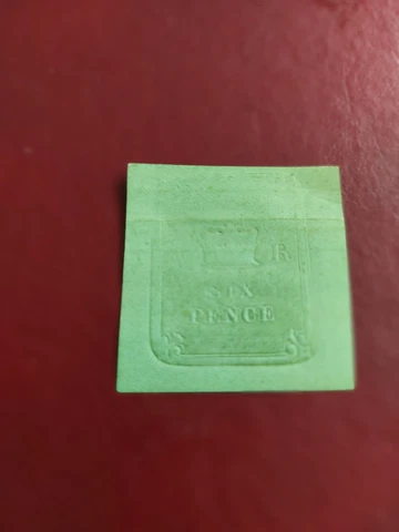 Natal Rare 6d Pence Green Sg 5 Stamp Unused High Cv Cover