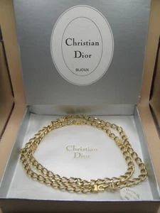 Vintage echt signierte Christian Dior Halskette in Original Box mit Swing Tag - Bild 1 von 10