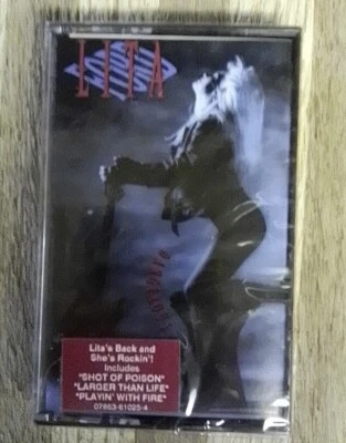 Lita Ford: Dangerous Curves 1991 BMG Records Cassette Sealed W/Hype Sticker NM  - Image 1 of 4