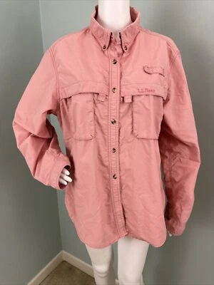 Women's L.L. Bean L/S Fly Fishing Vented Button-Front Shirt Sz XL - Image 1 of 4