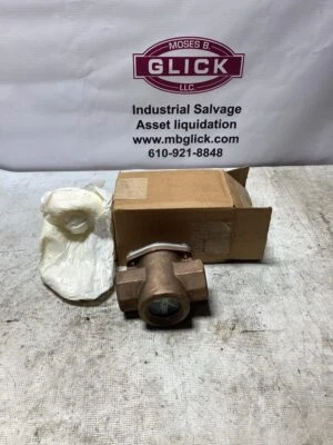 Visi-Flo 1 1/2” Bronze Flow Meter 14310 -NIB - Image 1 of 4
