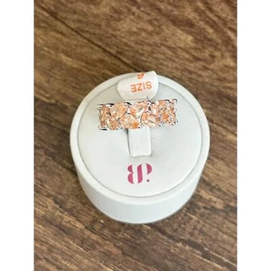 Bomb Party RBP7773 The Scattered Band Topacio Ahumado Circonita Cúbica Rodio Talla 6 - Imagen 1 de 4