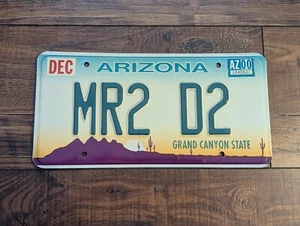 Placa de tocador especial personalizada Arizona MR2 D2 Star Wars diciembre 2000 - Imagen 1 de 2