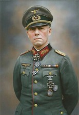 WW II - German  Photo Art --  ... Field Marshal - Erwin Rommel ....